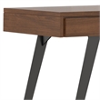 Lowry Modern Industrial 54 inch Wide Desk in Walnut