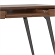 Lowry Modern Industrial 54 inch Wide Desk in Walnut