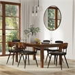 Eastwood Walnut 66x40 inch Rectangle Contemporary Dining Table in Walnut
