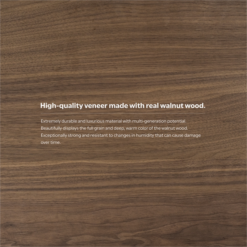Eastwood Walnut 66x40 inch Rectangle Contemporary Dining Table in Walnut