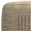 Delilah Contemporary Square Square Woven Pouf in Natural