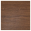 Simpli Home Hunter Square Wood End Table with Hairpin Legs in Walnut Brown