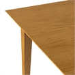 Colby Oak 60 inch x 36 inch Rectangle Contemporary Modern Dining Table in Oak