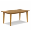 Colby Oak 60 inch x 36 inch Rectangle Contemporary Modern Dining Table in Oak