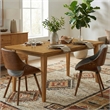 Colby Oak 60 inch x 36 inch Rectangle Contemporary Modern Dining Table in Oak