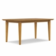 Colby Oak 60 inch x 36 inch Rectangle Contemporary Modern Dining Table in Oak