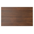 Simpli Home Colby Rectangle Modern Wood Dining Table in Walnut Brown