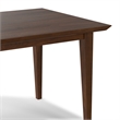 Simpli Home Colby Rectangle Modern Wood Dining Table in Walnut Brown