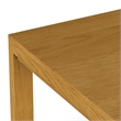 Simpli Home Wilson Rectangle Contemporary Wood Dining Table in Oak Brown