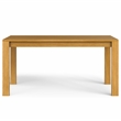 Simpli Home Wilson Rectangle Contemporary Wood Dining Table in Oak Brown