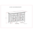 Acadian SOLID WOOD &Pine 60x17