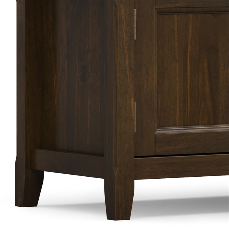 Simpli Home Burlington Wood TV Media Stand for TVs up to 80