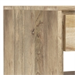 Simpli Home Lowry Solid Wood & Metal End Side Table in Natural/Black