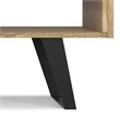Simpli Home Lowry Solid Wood & Metal Coffee Table in Natural/Black
