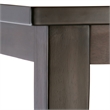 Rosemead/Eastwood Modern 7Pc DiningSet with 6Dining Chairs in Gray Linen Fabric