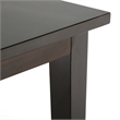 Rosemead/Eastwood Modern 7Pc DiningSet with 6Dining Chairs in Gray Linen Fabric