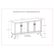 Draper SOLID WOOD 66x17