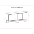 Banting SOLID WOOD & Metal 72x18