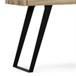 Lowry SOLID MANGO WOOD and Metal 60