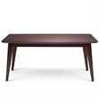 Malden/Draper Modern 5 Pc Dining Set with Bench & 4 Chairs in Cream & 66