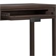 Hollander SOLID WOOD Contemporary 38 inch Wide Small Desk in Warm Walnut Brown