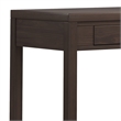 Hollander SOLID WOOD Contemporary 38 inch Wide Small Desk in Warm Walnut Brown