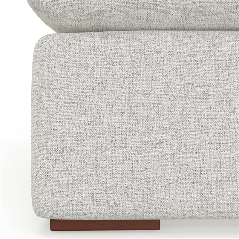 Simpli Home Jasmine Right-Arm Sofa Module in Performance Fabric