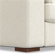 Charlie 78-inch Sofa in Tightly Woven Performance Fabric in Off white