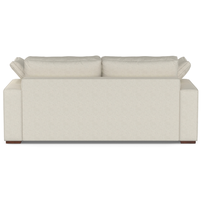 Charlie 78-inch Sofa in Tightly Woven Performance Fabric in Off white