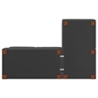 Simpli Home Charlie Right-Facing Sectional in Tightly Woven Performance Fabric