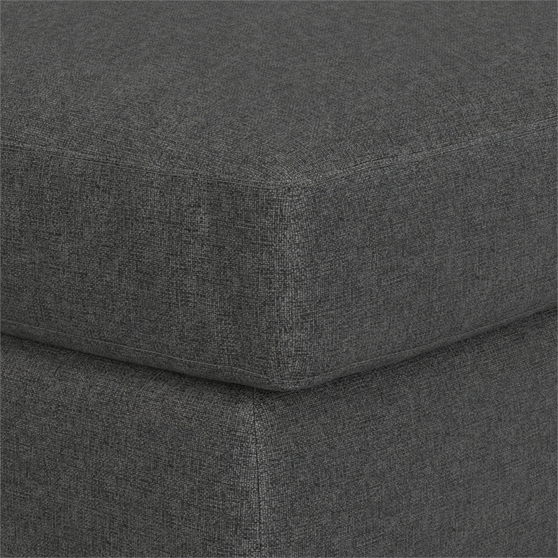 Simpli Home Charlie Right-Facing Sectional in Tightly Woven Performance Fabric