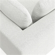 Simpli Home Jasmine 2-Seater Modular Sofa in Performance Fabric