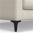 Ava 76-inch Sofa and Ottoman Set in Tightly Woven Performance Fabric