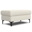 Ava 76-inch Sofa and Ottoman Set in Tightly Woven Performance Fabric