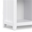 Acadian SOLID WOOD 48 inch x 57 inch Transitional 12 Cube Storage in White