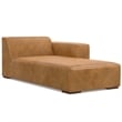 Rex Right-Facing Modular Sectional Sofa in Genuine Leather