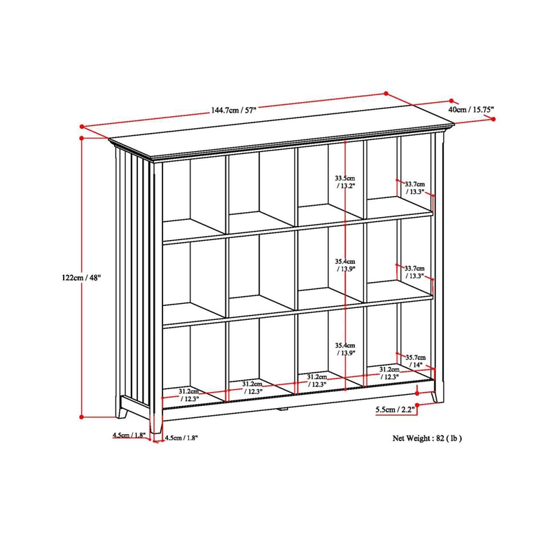 Acadian SOLID WOOD 48 57 