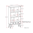 Draper SOLID HARDWOOD 64x 35