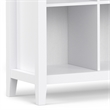 Artisan SOLID WOOD 48 inch x 57 inch Transitional 12 Cube Storage in White