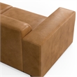 Rex 2-Seater Modular Sofa in Genuine Leather