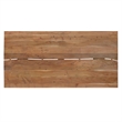 Fieldcrest 72 x 36 inch Rectangle Modern Industrial Dining Table in Natural