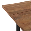 Fieldcrest 72 x 36 inch Rectangle Modern Industrial Dining Table in Natural