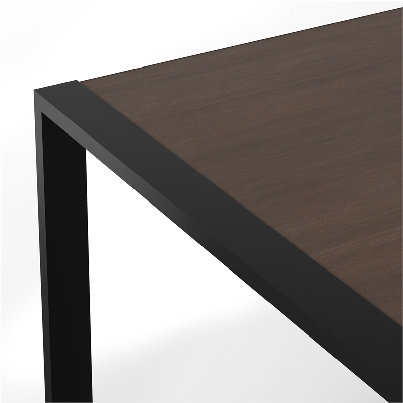 McKenzie 66x40 inch Rectangle Modern Industrial Dining Table in Smoky Gray