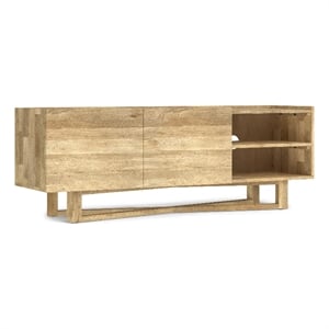 Harrow MANGO WOOD 60&quot Wide  TV Media Stand in Natural For TVs upto 65 inches