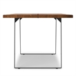 Delta 72 inch x 36 inch Rectangle Modern Industrial Dining Table in Natural