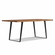 Delta 72 inch x 36 inch Rectangle Modern Industrial Dining Table in Natural