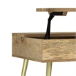 Jager SOLID MANGO WOOD 36 inch Wide Rectangle  Lift Top Coffee Table in Natural