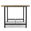 Campbell 72 x 36 inch Rectangle Modern Industrial Dining Table in Gray Wash