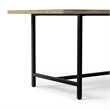 Campbell 72 x 36 inch Rectangle Modern Industrial Dining Table in Gray Wash