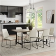 Campbell 72 x 36 inch Rectangle Modern Industrial Dining Table in Gray Wash